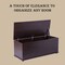 Multi Purpose Wooden Storage Box, Organizer and Bench Perfect Furniture to Add Accent in Entryway and keep Shoes, Bedroom Bench